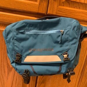 Patagonia Blue Mini Mass Messenger Bag
